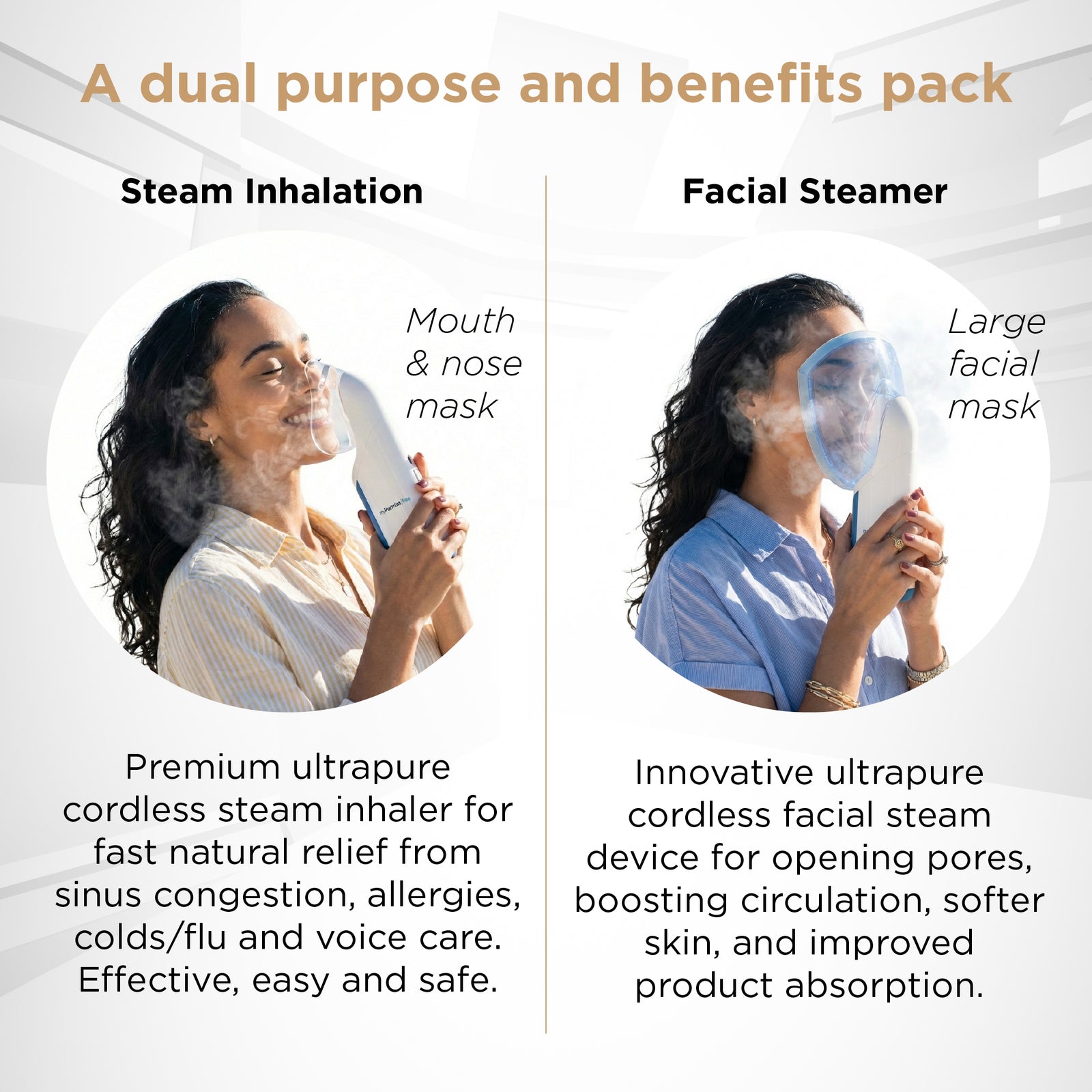 Mypurmist Facial Steam Mask - Ultrapure Accessory