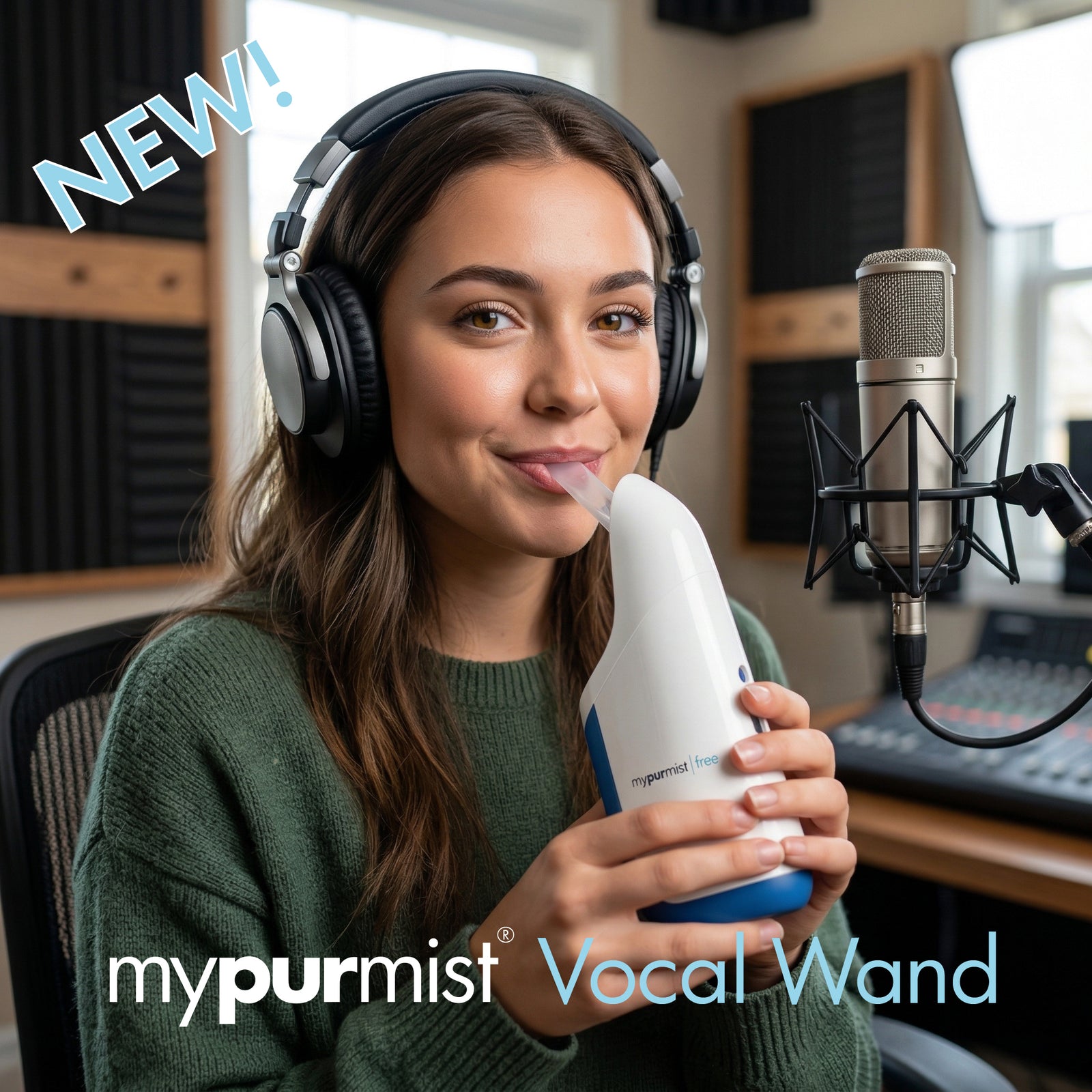 Mypurmist Vocal Wand for Voice Care and Targeted Nasal Use (pack of 5)