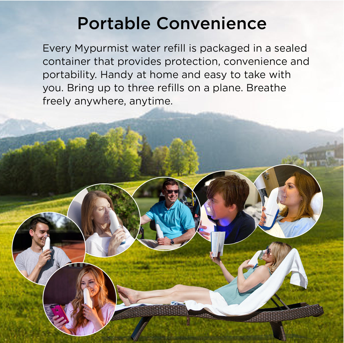 Mypurmist® Ultrapure Sterile Water - 20 refills | 100 sessions