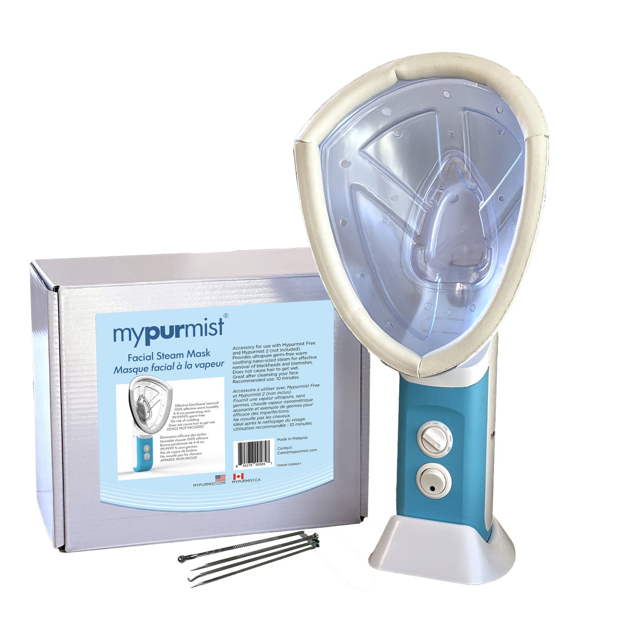 Mypurmist® 2 Ultrapure Handheld Steam Inhaler® PLUS Handsfree Strap