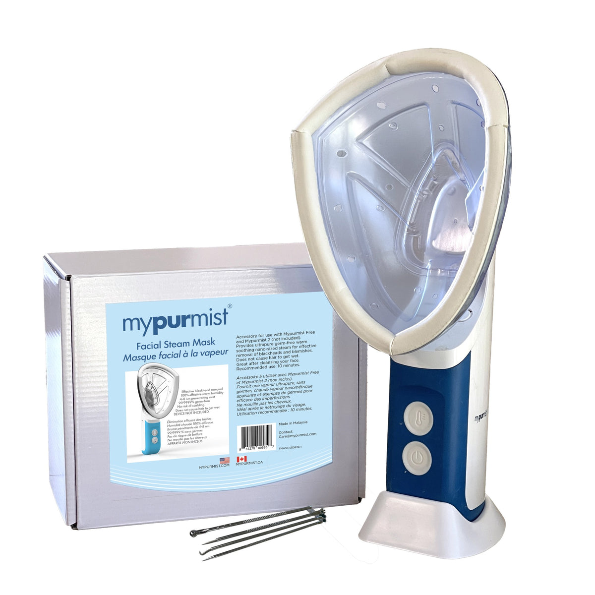 Mypurmist Free® cordless ultrapure steam inhaler® / humidifier / vaporizer