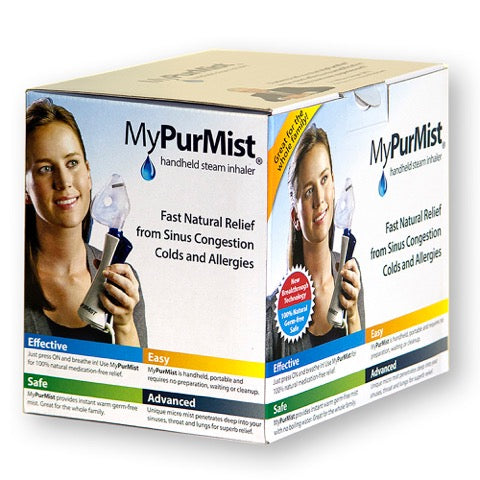 MyPurMist® Classic handheld steam inhaler / humidifier / vaporizer ...