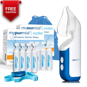 Mypurmist Free® cordless ultrapure steam inhaler® VALUE PACK 2. SAVE over 20%