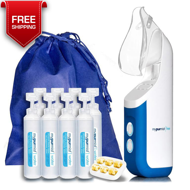 Mypurmist Free® cordless ultrapure steam inhaler® / humidifier / vaporizer
